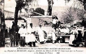NEMOURS - HOPITAL - ARRIVEE DES BLESSES DE BAB-EL-ASSA - 1907